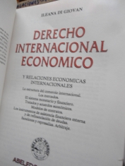 Derecho internacional económico y relaciones económicas internacionales Ileana Di Giovan