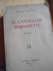 El cántico de Bernadette Franz Werfel