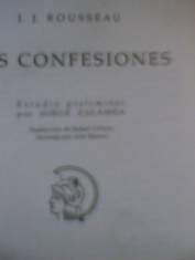 Las confesiones Juan Jacobo Rousseau