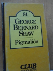 Pigmalión George Bernard Shaw