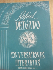 Conversaciones literarias Rafael Delgado
