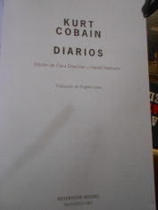 Diarios. Kurt Cobain Edición de Clara Dreschler y Harald Hellmann