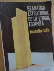Gramática estructural de la lengua española Helena Beristáin