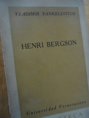 Henri Bergson Vladimir Yankelevitch 