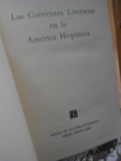 Las corrientes literarias en la América Hispánica Pedro Henríquez Ureña