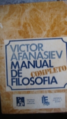 Manual de Filosofía. Tercera Edición. Victor Afanasiev