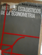 Métodos estadísticos de la econometría Edmond Malinvaud