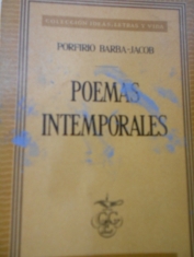 Poemas intemporales. Porfirio Barba-Jacob