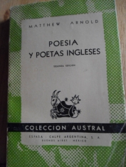 Poesía y poetas ingleses Matthew Arnold
