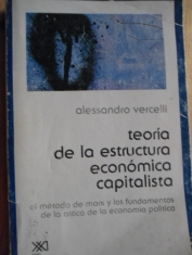 Teoría de la estructura económica capitalista Alessandro Vercelli